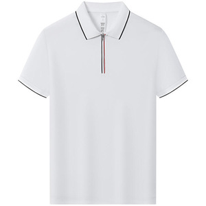 Polo uni à manches courtes, couleur Aurora White, en fibre de polyester, pour usage quotidien - Product Image 1