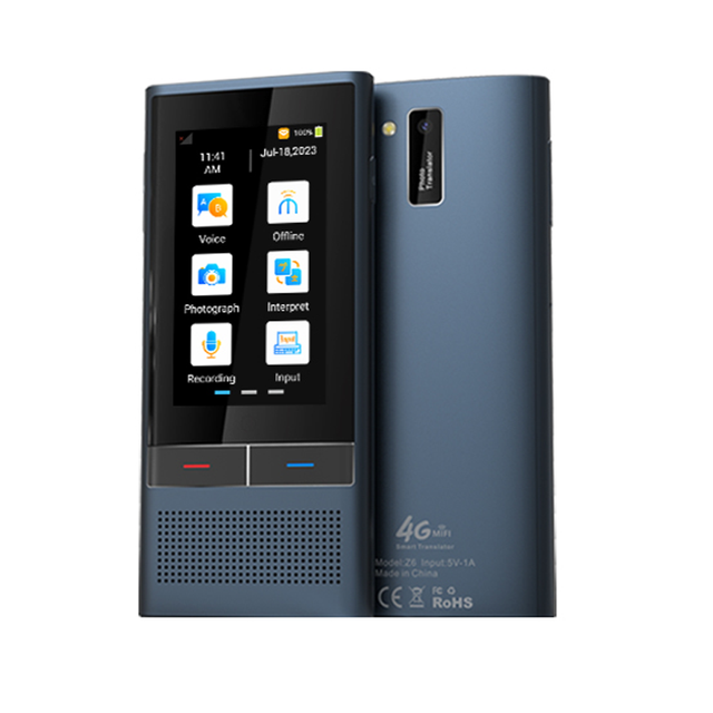 Two Way 4G Call Translator Language Speech MultiLanguages Instant Smart Translation Device Online Offline Voice Photo Translator