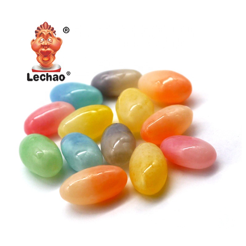 Забавные желейные бобы, Халяльные мягкие конфеты, конфеты с фруктовым вкусом, жевательные фруктовые желейные конфеты