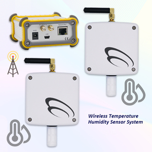 Digital temperature and humidity sensor CE ROHS for Server Room 2 Sets Industrial <b>Wireless</b> Temperature Humidity Sensors - Product Image 5