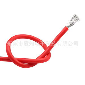 <b>Silicone</b> <b>Rubber</b> Wire 10 Awg Tinned Copper Stranded Insulated Electronics Use - Product Image 1
