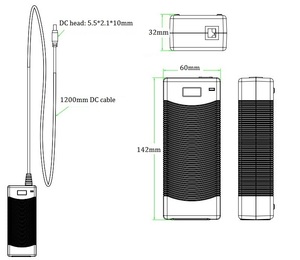 Adaptador de Corriente de 110W/52V para Escritorio de Computadora Portátil, Fuente de Alimentación de 110W, Adaptadores de 52V, Entrada AC100-240V - Product Image 4