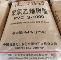 Resin PVC Sinopec S-1000 Bahan Baku Polivinil Klorida Murni untuk Pipa PVC Profil Film Kulit Sintetis Bahan Kabel