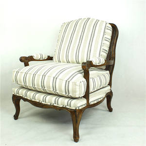 Phòng Khách Tốt Nhất Mô Hình Sọc Đặt Ghế Cánh Tay Bên Nhà Hàng Ghế Vui Vẻ - Product Image 6