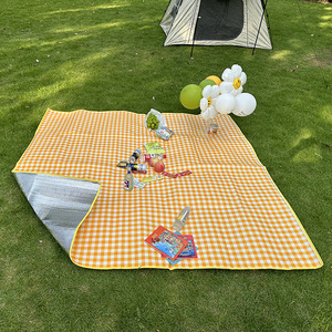 Sorgfältig Ausgewählte Qualitätsware: Frühlings-Picknickdecke, Feuchtigkeitsabweisend, Faltbar, Verstärkt, Tragbar, Geeignet für Strand und Camping - Product Image 3