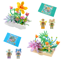 Mainan Pendidikan Anak-anak Buku Kuno Misterius Elf Secret Land On Cloud Assembly Set Blok Bangunan