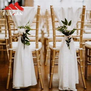 Sillas <span class=keywords><strong>Tiffany</strong></span> Chiavari Apilables de Madera de Caoba al por Mayor, Sillas de Metal y Aluminio para Eventos, Alquiler para Bodas, Sillas para Invitados al Aire Libre para Resorts - Product Image 3