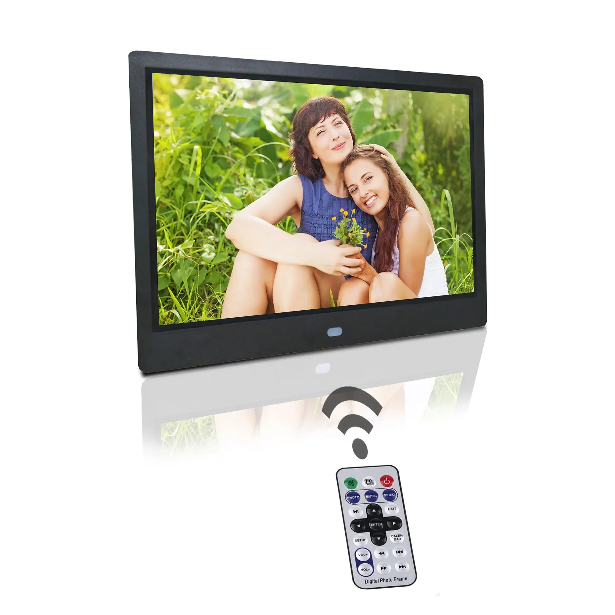 10 pulgadas IPS 1280X800 vídeo de reproducción automática y marco de fotos digital