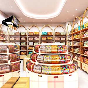Muebles Decorativos Coloridos para Tienda de Dulces, Mostrador para Tienda de Golosinas, Diseño Interior Personalizado para Tienda de Dulces - Product Image 3