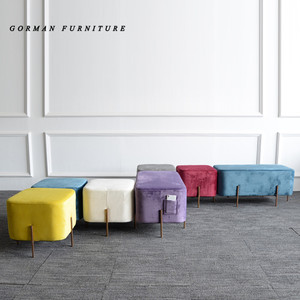 Gorman Furniture Creative Designer Furniture Elephant POUF /Elephant POUF Cloth Art Sofa Chair <strong>Low</strong> Stool Foot Change <strong>Footstool</strong> - Product Image 5