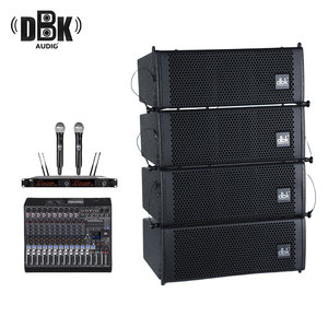 Altavoces de matriz de línea de rango completo dual de 5 pulgadas, sistema PA con bocina de imán de neodimio completo, altavoz de matriz de línea profesional para escenario - Product Image 1