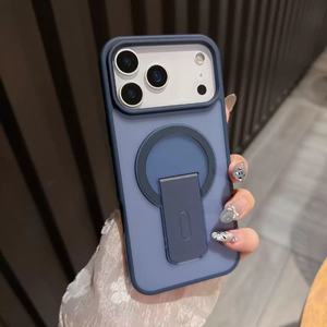 Funda GSCASE Mate Translúcida de TPU y PC con Soporte Invisible de Lujo para iPhone 12 13 14 15 16 17 y para <span class=keywords><strong>Samsung</strong></span> S25 - Product Image 5