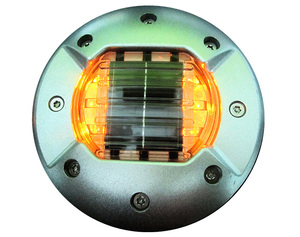 IP68 Không Thấm Nước Trắng Phản Quang Nhôm Nhúng Năng Lượng Mặt Trời Đường Stud Cho Đường An Toàn Giao Thông Dấu Hiệu Hình Nón Cho Đường Bộ Chiếu Sáng - Product Image 2