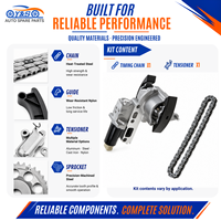 Kit de chaîne de distribution pour Volkswagen 1.8T 20V Golf IV Bora Jetta IV Passat B5 New Beetle 2PCS 058109229B Pièces de rechange moteur