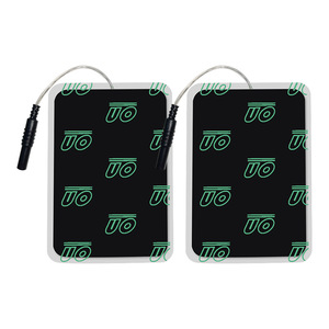 Surface Electrodes For <b>Physical</b> Therapy 6X9Cm Self Adhesive With Leads For Electrotherapy And Acupuncture Devices - Product Image 2