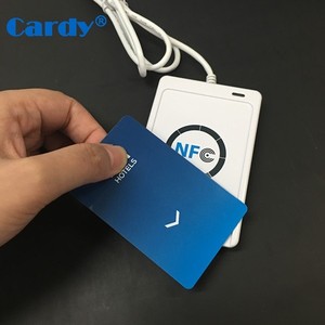 ACR122U Lectores de tarjetas NFC 13,56 MHz Lector de tarjetas IC inteligente sin contacto vinculado a PC Lectores de tarjetas de control de acceso RFID - Product Image 4