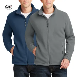 Custom OEM ODM 100% Polyester Polar Fleece Coat Sherpa Blank Zip Up Fleece Jacket