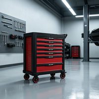 Armoire à outils robuste à 7 tiroirs pour garage