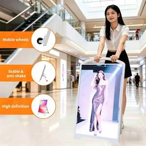 Retail Promotion 43 Inch Led Advertising <b>Display</b> Indoor Portable A-frame Digital Signage Tp Portable Digital Signage Digital - Product Image 3