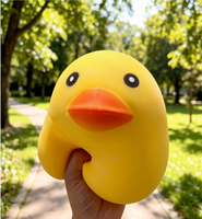 Duck Squishy Géant Jaune Best-Seller - Jouet Anti-Stress à Remontée Lente pour Soulager le Stress