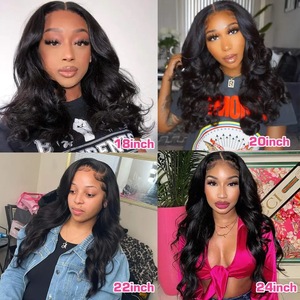Nueva Peluca Larga Rizada con Encaje Frontal para Mujer, 100% Cabello Brasileño Color 99j, con Ondas Grandes, de Pequeño Fabricante, Dropshipping desde eBay - Product Image 3