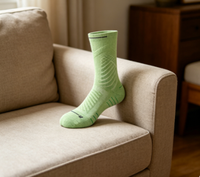Chaussettes de compression à soutien de la voûte plantaire, mi-mollet, professionnelles, pour l'entraînement au marathon