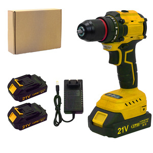 21V Lithium Battery Electric Drill 600W 200Nm Torque Dual Speed Household Pistol Drill With Two Batteries And Charger - Product Image 1