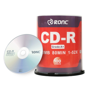 Discos de color en blanco personalizados, 700MB, 80 minutos, 52 unidades, superficie <span class=keywords><strong>imprimible</strong></span> - Product Image 3