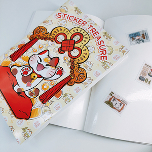 Handmade motivational tùy chỉnh đầy đủ màu sắc phát hành giấy tái sử dụng Sticker cuốn sách - Product Image 2