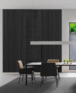 Moderne 3d Modelontwerp Houten Akoestische Panelen Voor Geluiddichte Opnamestudio Binnenmuur Decoratieve Achtergrond Voor Pianokamer - Product Image 2
