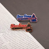 Craft Metal Badge Factory Letter Lapel Pins Mens Suit Custom Soft Enamel Craft NO MOQ