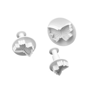 ชุดเครื่องตัดเค้กแบบลูกสูบลายผีเสื้อ 3 ชุด - Product Image 2