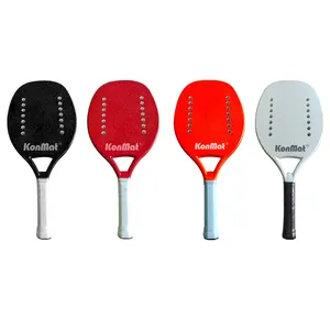 Fabriek Oem Odm Best Verkopende Professionele Koolstofvezel Strand Tennis Racket Paddle Paddleball Rackets