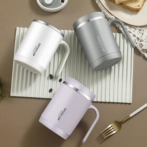 Taza de Acero Inoxidable 304 Personalizada con Tapa y Pajita, Taza de Café de Lujo Ligera Resistente al Calor, Botella de Agua de Viaje - Product Image 5