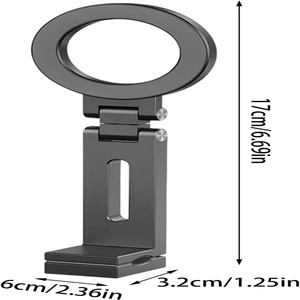 New Design Aluminum Alloy Portable Magnet <b>Phone</b> Holder Multi Functional Mini Mobile <b>Phone</b> Stand <b>for</b> Travelling - Product Image 2