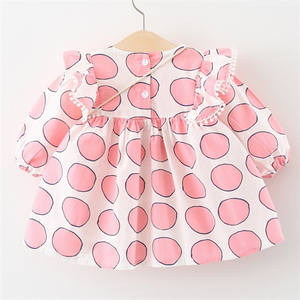 Robe pour bébé et enfant à manches longues à pois, la plus belle, pour les sites de vente en ligne, provenant du marché de gros chinois - Product Image 3