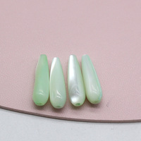 Perles de nacre en forme de gouttes d'eau de haute qualité pour boucle d'oreille 4x7mm perles de coquillage en forme de goutte d'eau pour la fabrication de bijoux