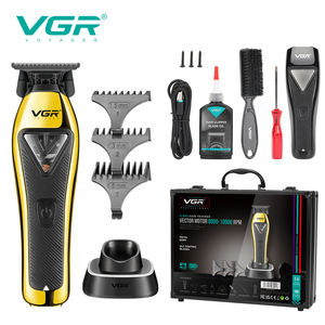 Recortadora de Pelo Profesional para Hombre <span class=keywords><strong>VGR</strong></span> V-994 con Cuchilla DLC y <span class=keywords><strong>Motor</strong></span> Vector de 8000-10000 RPM Recargable para Barbero - Product Image 1