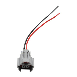 Conector de Inyector de Combustible de Dos Cables 100% Nuevo para Motocicletas, Conector Universal Impermeable para Honda y Haojue - Product Image 1