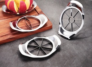 Home and Kitchen <b>Fruit</b> <b>Tool</b> Stainless Steel Apple Corer Slicer Cutter <b>Fruit</b> Slicer - Product Image 2
