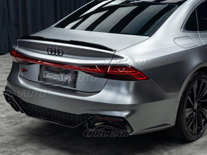สปอยเลอร์หลังรถยนต์ Audi A7 S7 RS7 ปี 2019 - 2024 คุณภาพสูง ผลิตจากพลาสติก ABS  แบบไม่ทำสี  ลายคาร์บอน  สำหรับติดตั้งท้ายรถ - Product Image 2