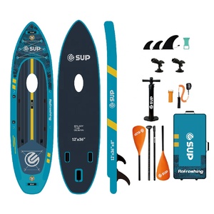 Bền đôi buồng E-SUP Inflatable câu cá bàn đạp ổ đĩa Kayak Board Drop Stitch Chất liệu mái chèo Hội Đồng Quản Trị và chỗ ngồi - Product Image 6
