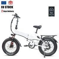 Vélo électrique pliable 20*4 pneus Longue durée de vie Haute qualité 7 vitesses Vélo électrique pliable pour adultes