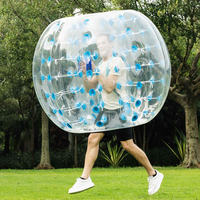 Ballon à bulles de football en Chine, ballon pare-chocs, ballon à bulles gonflable pour enfants 1.2m 0.8mm TPU