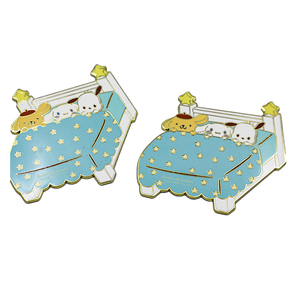 Imanes Personalizados de Esmalte Duro con Diseño de Dibujos Animados de Conejos, Perros y Cachorros, Regalo para Fans de Anime, para Refrigerador - Product Image 1