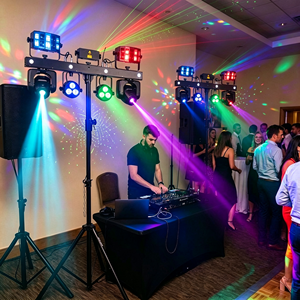 Système d'éclairage <span class=keywords><strong>DJ</strong></span> portable Gig Bar Move 2 pour soirées et discothèques, avec support - Product Image 2
