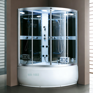 Cabina <span class=keywords><strong>de</strong></span> Ducha <span class=keywords><strong>de</strong></span> Lujo Personalizada, Completa, con Hidromasaje, Ducha <span class=keywords><strong>de</strong></span> Pie, Baño, Cabina <span class=keywords><strong>de</strong></span> Ducha con <span class=keywords><strong>Vapor</strong></span>, Precio <span class=keywords><strong>de</strong></span> Fábrica <span class=keywords><strong>para</strong></span> el Hogar - Product Image 4