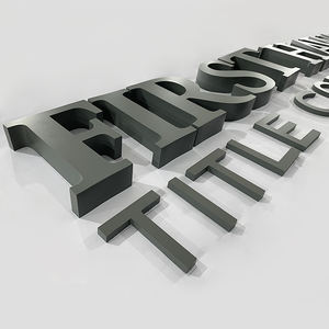 Personalizzato 3D in acciaio inox in <span class=keywords><strong>metallo</strong></span> lettere <span class=keywords><strong>da</strong></span> <span class=keywords><strong>parete</strong></span> per ufficio interno segnaletica Logo per le aziende degli ospedali nome ufficio decorazione - Product Image 3