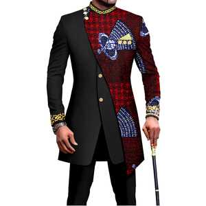 Conjunto Casual de Dos Piezas para Hombre Africano, Tejido de Primavera, 100% Fibra de Bambú, Modelo 3094 - Product Image 1