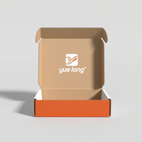 Boîtes d'expédition en carton ondulé de luxe personnalisées en gros, logo personnalisé, boîte pliante réutilisable en papier carton